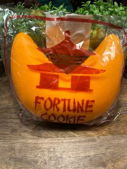 Squishy toy Fortune Cookie Shaped Novelty Pillow