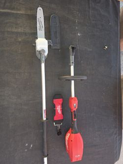 New Milwaukee Fuel  M18V Pole Saw 10"  With Quik-Lok Also Comes With Shoulder Strap
