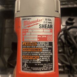 Milwaukee Corded 18 Gauge Shear