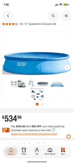 intex pool 18x48 26175eh
