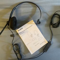 Yealink Analog Wired Headset- NEW