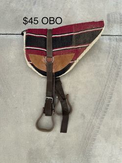 Bareback Pad with Stirrups