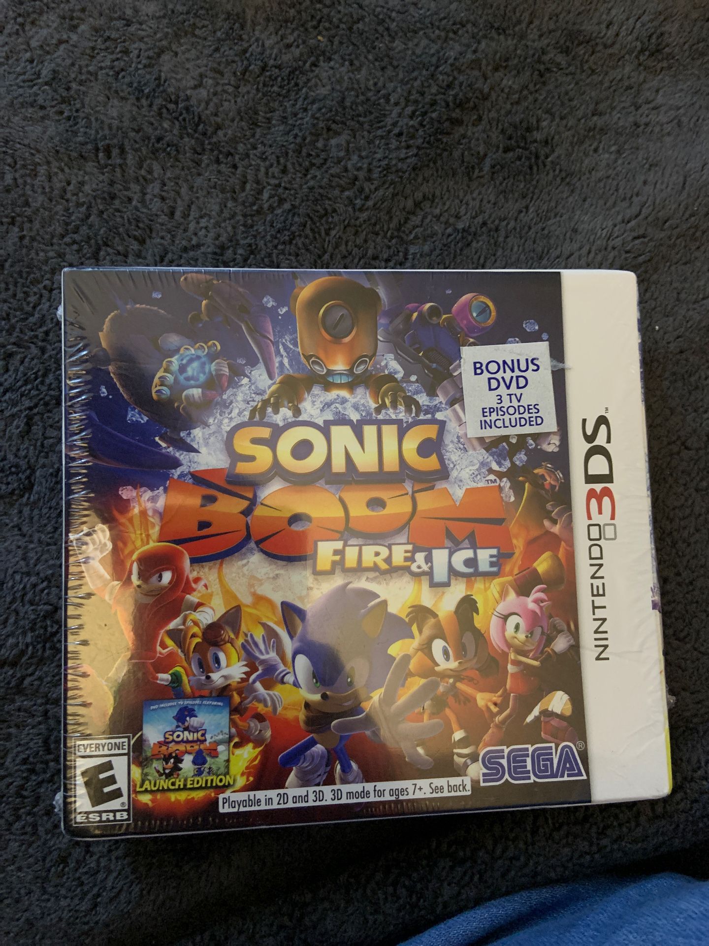 Sonic boom fire and ice game for Nintendo 3DS sega brand new sealed