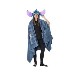 DISNEY Stitch Adult Hooded Blanket 