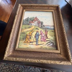 Vintage European Countryside Scene