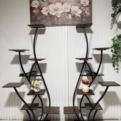 Plant stands, planters, planteros