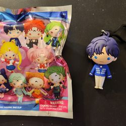 Sailor Moon Series 6 Monogram Figural Bag Clip Saphir New