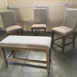 Chairs and bench - Dinning Set