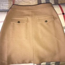 MUSTARD MINI SKIRT XS 