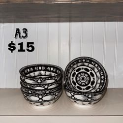 Black & White Bowls