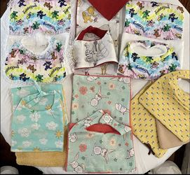 Handmade Bibs And Burp Cloths 