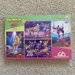 4 in 1 Jigsaw Puzzle (20, 24, 35 & 54 Pieces)