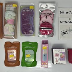 A Variety Of Hair And Face Products