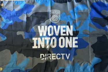 San Diego FC: Military Camo Flag Match Memorabilia