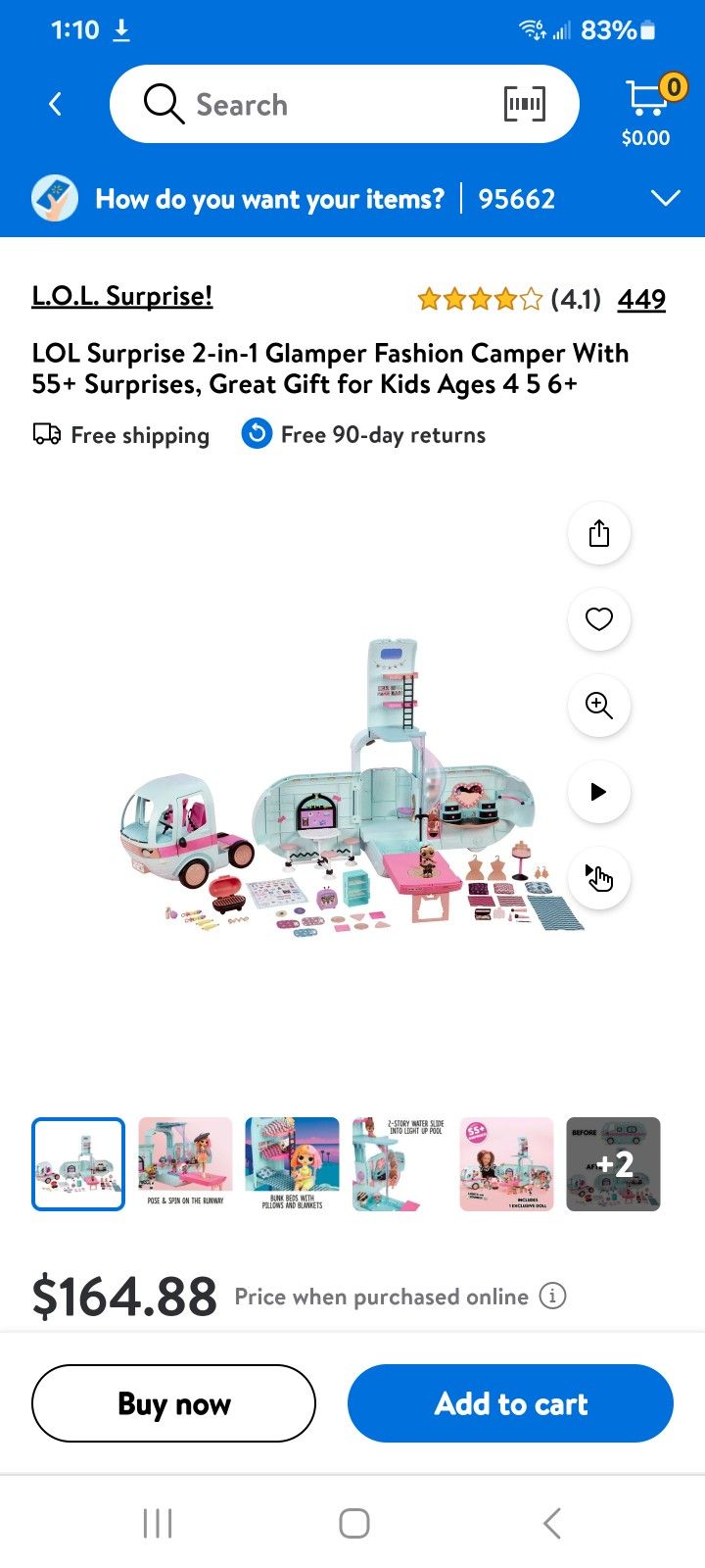 LOL Surprise 2-in-1 Glamper Fashion Camper With 55+ Surprises, Great Gift For Kids Ages 4 5 6+