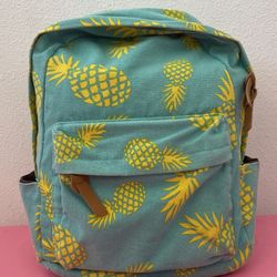 Pineapple Print Backpack