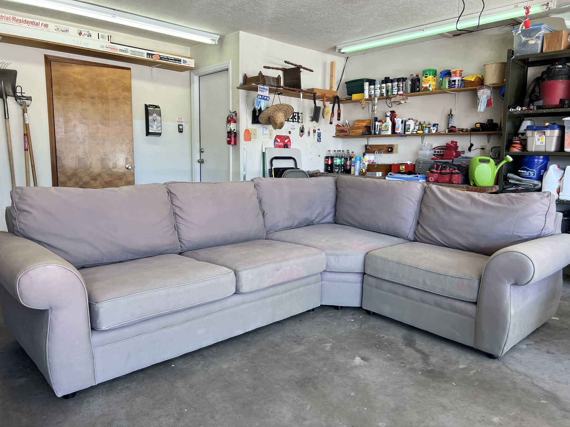 Pottery barn sectional couch