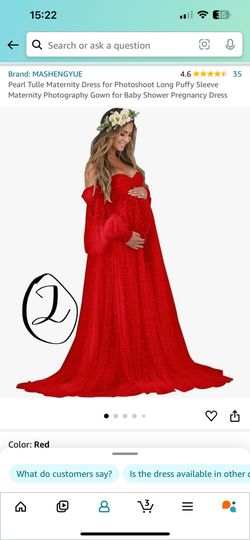 open lace back dress Women Floral Vacation Short Sleeve Dress Lantern Sleeve Deep V-Neck Chiffon  Leisure Printed Dress Watermelon Red S at Amazon Women's Clothing store main image 0