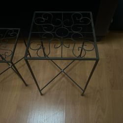 Set Of 2 Plant Stands