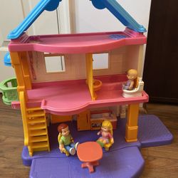 Fisher-Price My First Dollhouse With Furniture 