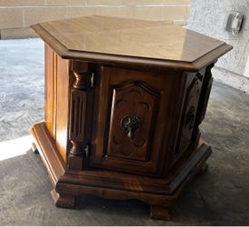 Wooden end table