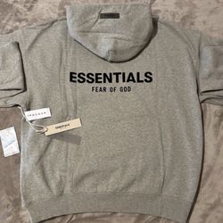 NEW *REAL* Fear of God Essentials Dark Oatmeal Hoodie (Size XXS, XS, S, M, L, XL) 100% Authentic✅