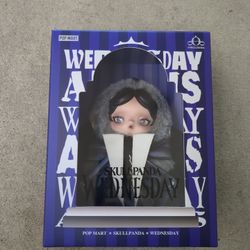 Popmart Authentic Wednesday Addams Plush Pendant