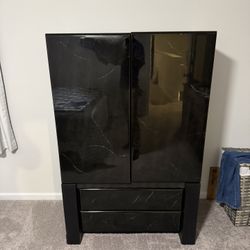 Armoire and End Table