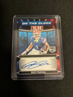Ricky Pearsall Autograph Rookie Card Panini San Francisco 49ers