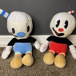 Cuphead And Mug Man Plushies