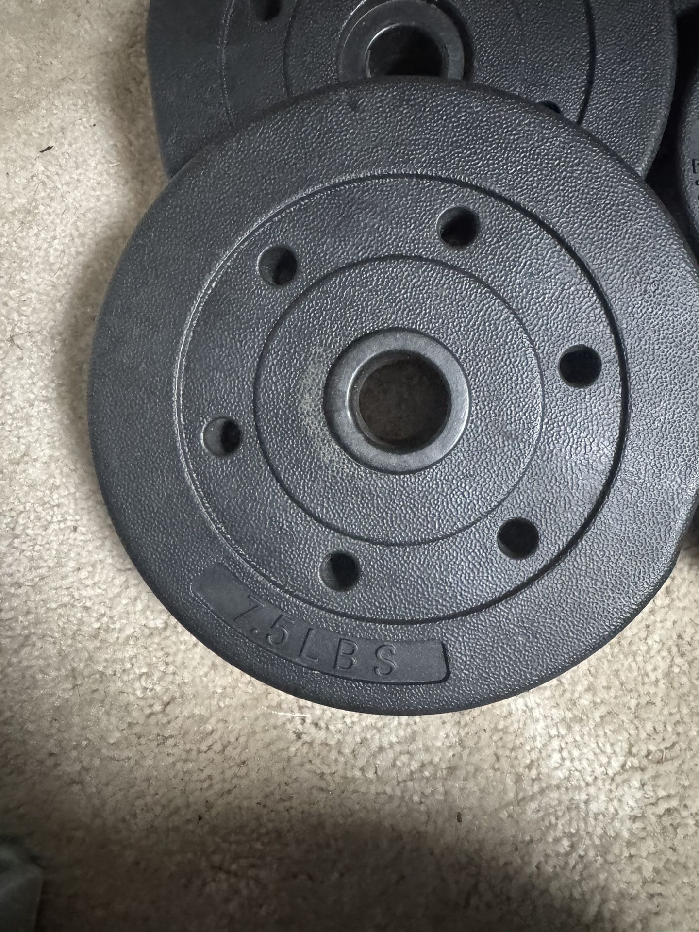 Home Gym Weight Set + Tricep Rope Attachment & Bar Accessories 