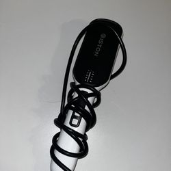 ISTON Beard Straightener/Professional Beard Straightening Brush (black and white)