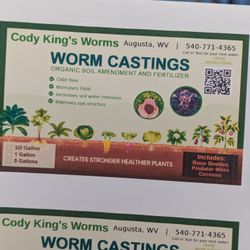 Worm castings
