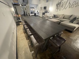 Gray counter-height tables - 3 Available (Chairs not included)