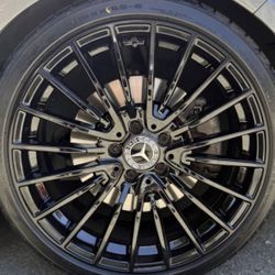 Mercedes 19” New Amg Style Rims New Tires Set C300 Cla Cls C350 E300