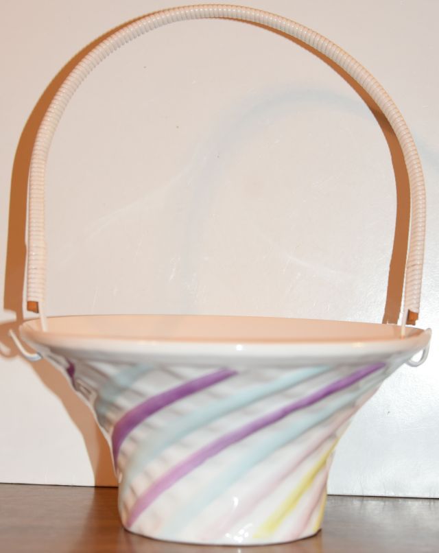Ceramic Easter basket