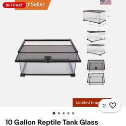 10 Gallons  Reptile  Glass Thank  