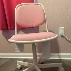 IKEA Pink Kids Desk Chair 