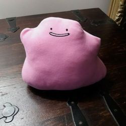 Rare Used Official 8" Pokemon Plush Rare Ditto Pokemon limited edition 