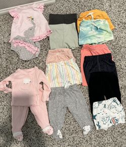 Newborn Girl Clothes Lot