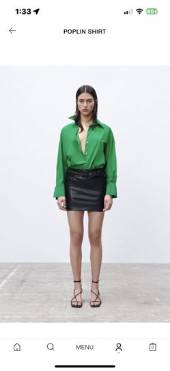 Zara Poplin Oversized Shirt Bundle 