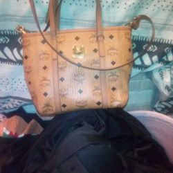 MCM Alligator Tow Bag