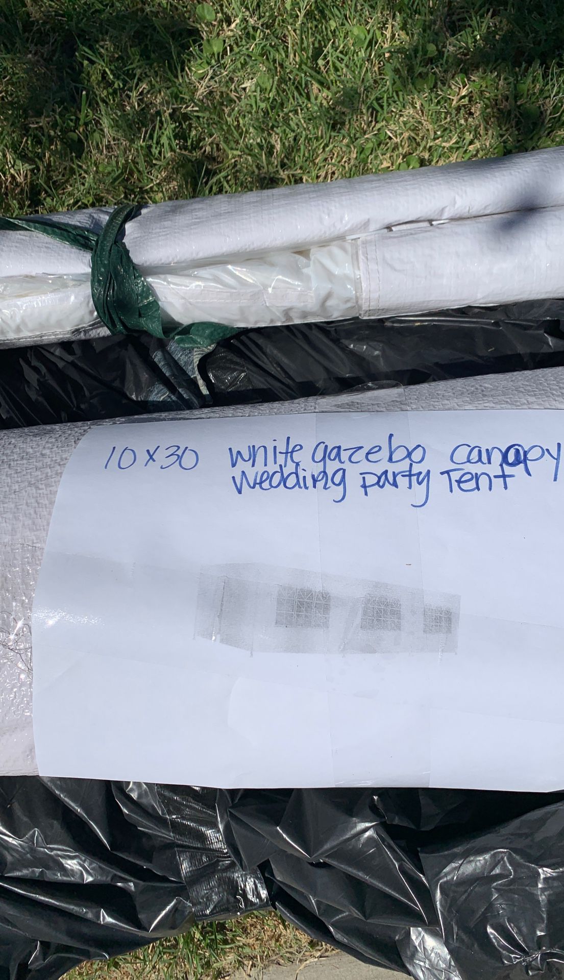 White gazebo CANAPY 10x30 Wedding Party Tent