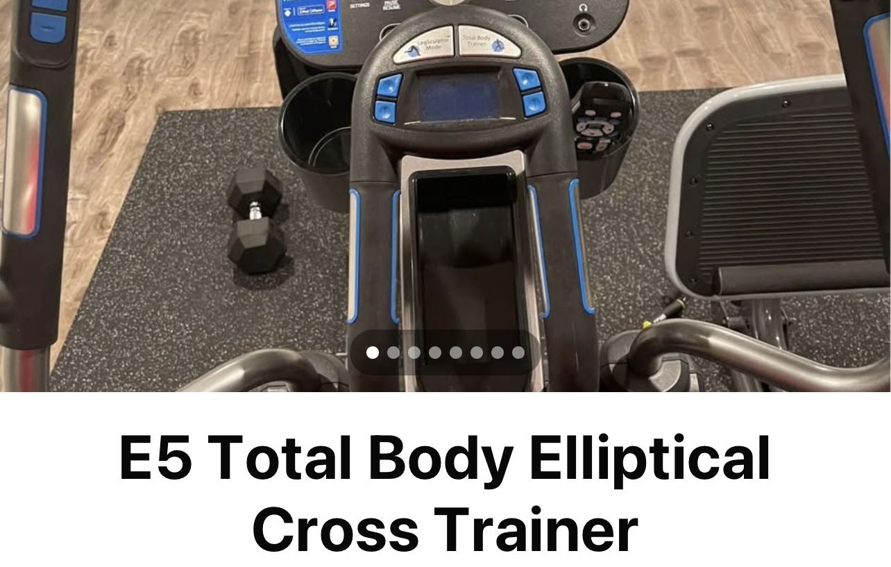 E5 Total Body Elliptical Cross Trainer