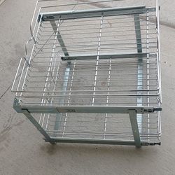 Pull Out Drawer, 2 Tier Slide Out Shelve