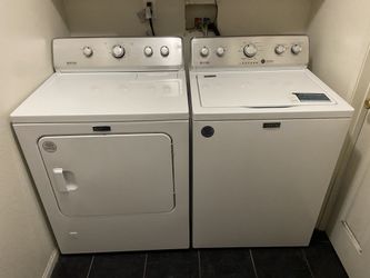 Maytag Commercial Washer$399 and Maytag Commercial Dryer $399  White, Deep