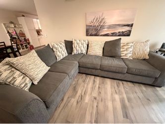 Gently used sectional