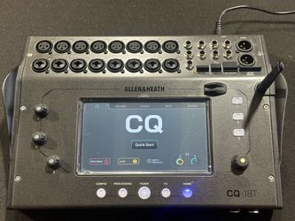 Allen & Heath CQ-18T Digital Mixer — 16 Ch, WiFi, Touchscreen