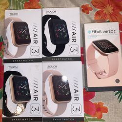 iTouch Air 3 Smart Watch $35 / Fitbit Versa 2 Smart Watch $70