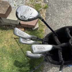 Adam’s golf  Idea Irons Plus King Cobra 2/r Hybrid